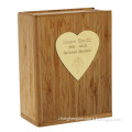 Beloved memory book shape bamboo wholesale urns for ashes